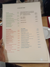Carte du Avila Restaurant à Jouy-en-Josas