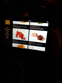 Menu / carte de Song à Rome