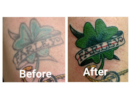 Explore side tattoo ideas, creative tattoo ideas in Marietta, available at Monkeys Uncle Tattoo