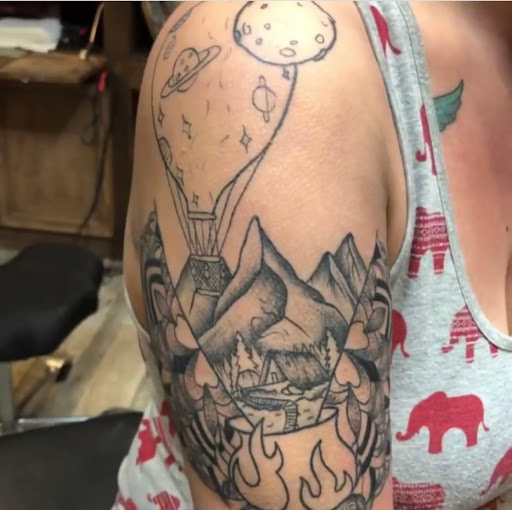 Explore watercolour tattoo ideas, creative tattoo ideas in Southaven, available at Illusion Ink