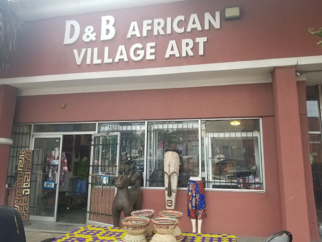 D & B African Village Art