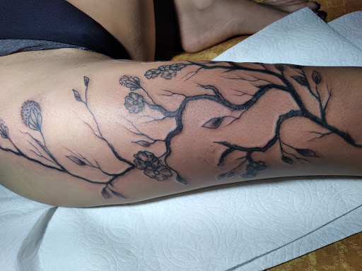 Explore nirvana tattoo ideas, creative tattoo ideas in Fresno, available at Lil Ink Spot 559