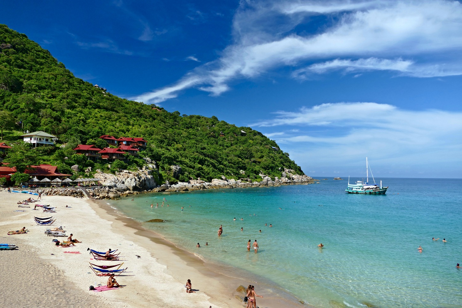 Foto de Ao Luek Beach com areia brilhante superfície