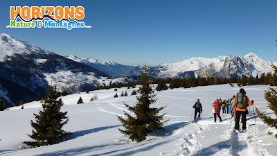 Raquettes Valmeinier avec Horizons Nature & Montagnes à Valmeinier