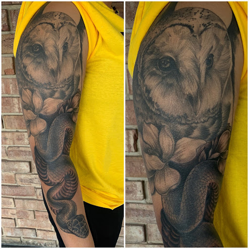 Explore mens tree tattoo ideas, creative tattoo ideas in Tallmadge, available at Killjoy tattoo