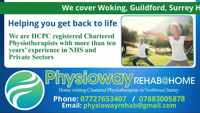 Private Physiotherapy Home visits - Woking