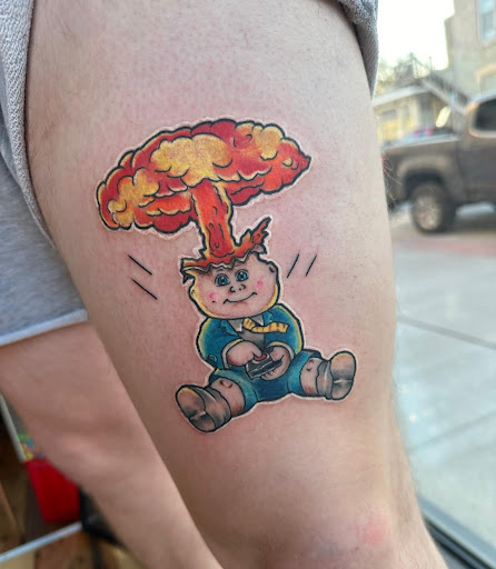 Explore back neck tattoo ideas, creative tattoo ideas in Plattsmouth, available at Stabbed Ink