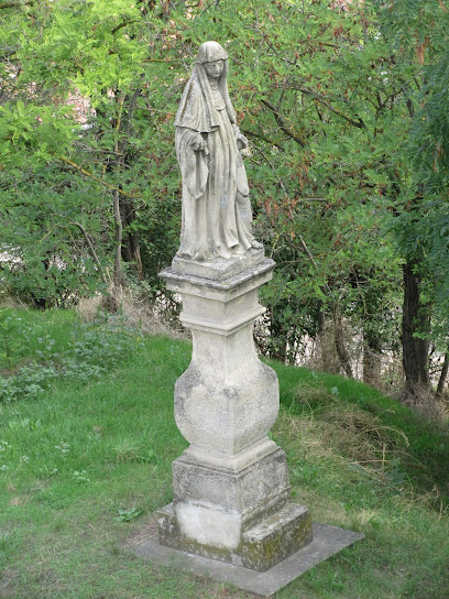 Szent Walburga szobra