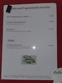 Menu du Gasthof Zellerwand à Schleching