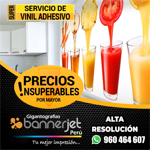 Gigantografías Bannerjet Perú Gigatografias Viniles Parantes Dummiess - Agencia de publicidad