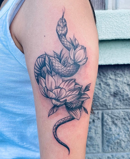 Explore aloha tattoo ideas, creative tattoo ideas in Peoria, available at Modern Ink Tattoo