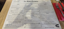 Restaurant français Le Bistronome à Talange (le menu)