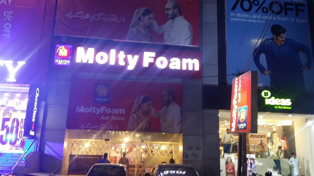 Master Molty Foam Mega Store wapda town roundabout