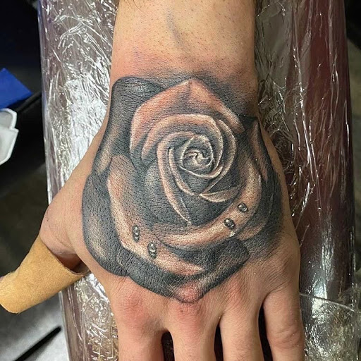 Explore mermaid tail tattoo ideas, creative tattoo ideas in Clinton, available at Black Relic Tattoo