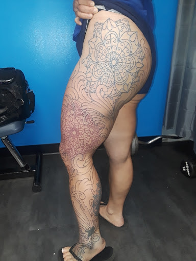 Explore tattoo placement ideas, creative tattoo ideas in Redding, available at DEADLIFT TATTOO