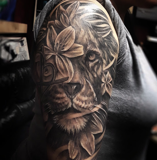 Find boob tattoo ideas for females for your next unique tattoo in North Hollywood at The Electric Pen Tattoo Studio