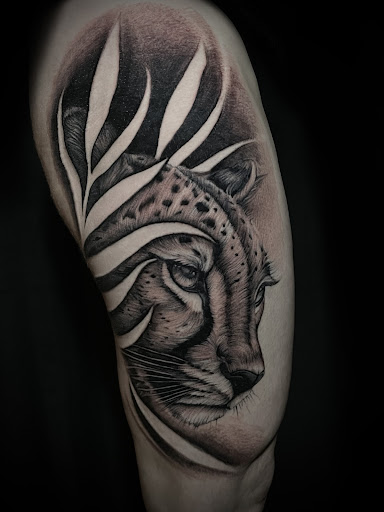 Explore blackbear tattoo ideas, creative tattoo ideas in Barre, available at Rock City Tattoo