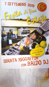 Menu / carte de Caffé Fani à Nabrežina