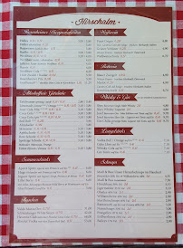 Menu du Hirschalm à Oberaudorf