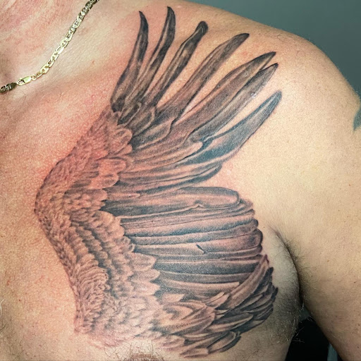 Explore basketball tattoo ideas for guys, creative tattoo ideas in Saint Augustine, available at Ms. Deborahs Fountain of Youth Tattoo & Body Piercing