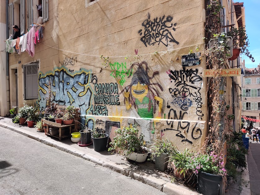 Le jardin du Panier à Marseille (Bouches-du-Rhône 13)