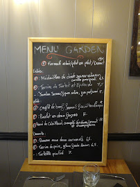 Restaurant Le Garden à Bièvres - menu / carte