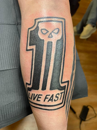 Explore rammstein tattoo ideas, creative tattoo ideas in Scott City, available at Distinked Art and Tattoo