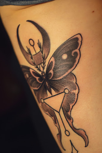 Explore nurse tattoos ideas, creative tattoo ideas in Hudson, available at The Bohemian Social Club