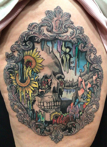 Explore honey pot tattoo ideas, creative tattoo ideas in Fairview, available at Ink Angel Studios