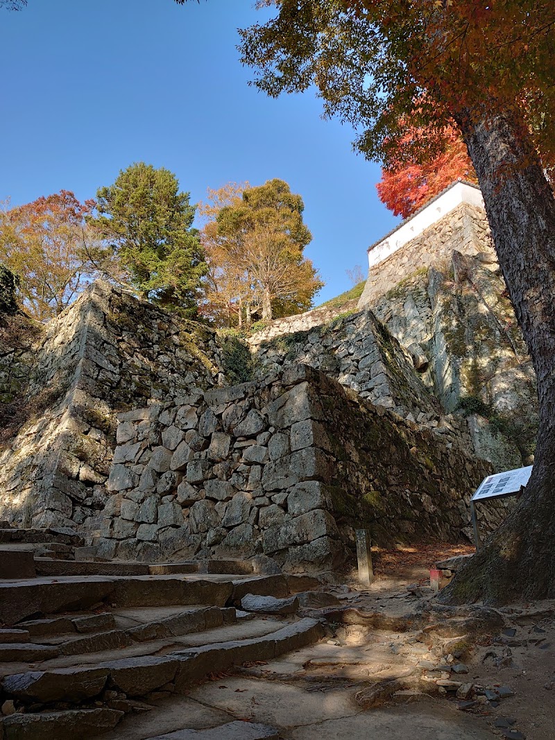 備中松山城 大手門北側石垣跡