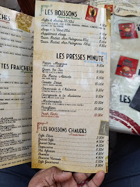 L'AUTHENTIK à Lyon menu