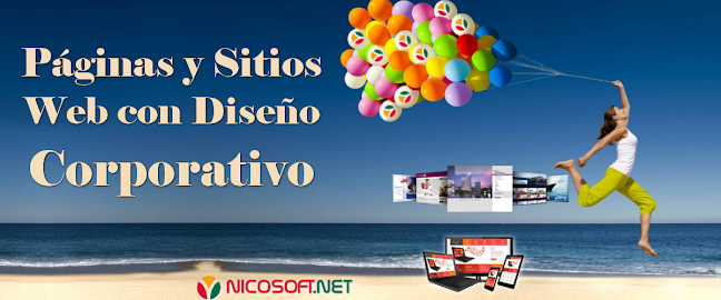 Páginas Web, Diseño Web Corporativo para empresas, NICOSOFT.NET Sitios web autoadministrables - Diseñador de sitios Web