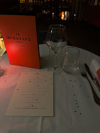 Restaurant français Le Berkeley à Paris (la carte)