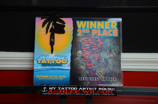 Explore tattoo ideas for childrens names and birthdays, creative tattoo ideas in Saint Augustine, available at Sailor Chers Tattoo & Body Piercing