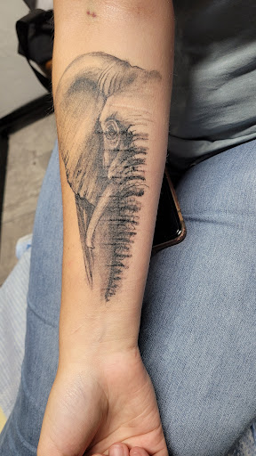 Explore tattoo ideas for cosmetologist, creative tattoo ideas in Phoenix, available at GreyWash Ink Tattoo