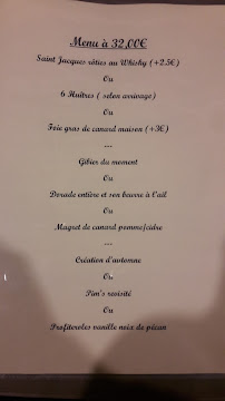 Restaurant La Taverne Du Château à Guise (le menu)