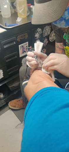 Explore chest piece tattoo ideas for men, creative tattoo ideas in Asheville, available at Victory Blvd Tattoo