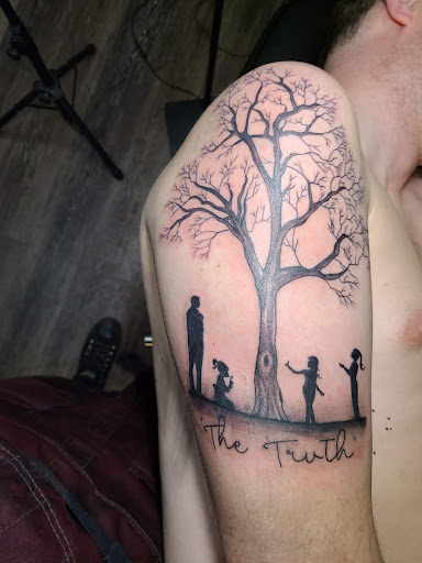 Explore depression tattoo ideas, creative tattoo ideas in Meadville, available at Lucky Lucys Tattoo and Art Studio