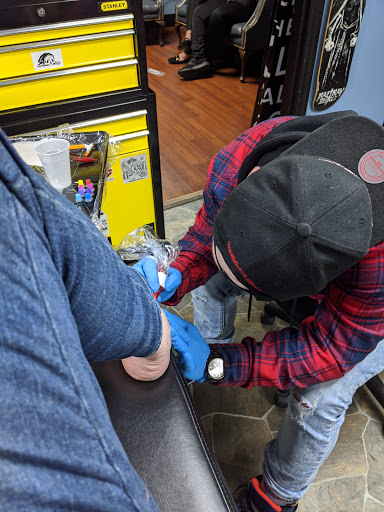 Explore tattoo music sleeve ideas, creative tattoo ideas in Knoxville, available at Hard Knox Tattoo