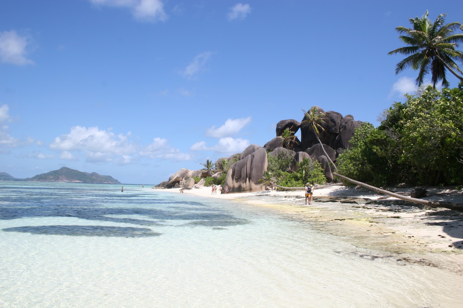 Foto van Anse Source d'Argent Strand gelegen in een natuurlijk gebied