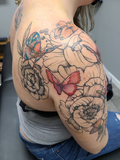 Explore phoenix tattoo ideas for men, creative tattoo ideas in Nevada, available at Lunar Parlor