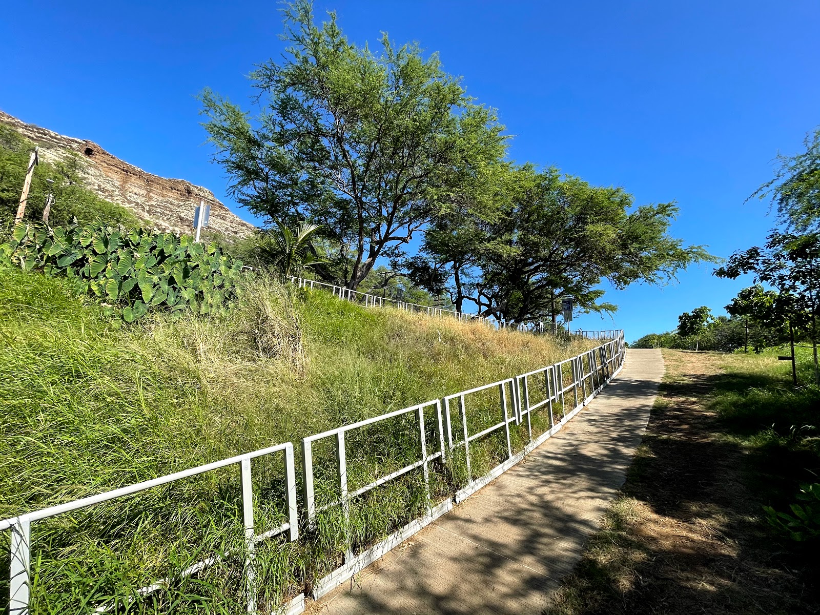 Diamond Head Beach Park'in fotoğrafı dağlarla çevrili