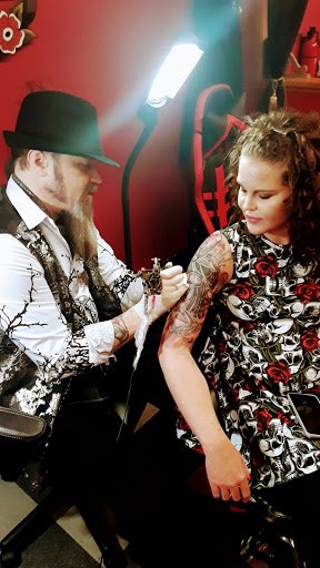 Explore husband name tattoo ideas small, creative tattoo ideas in Washington, available at Angel & the Bad Man Tattoo