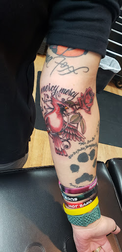 Explore dave matthews tattoo ideas, creative tattoo ideas in Cedar Falls, available at Red Owl Tattoo