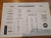 The Dog — Cachorrinhos à Porto menu