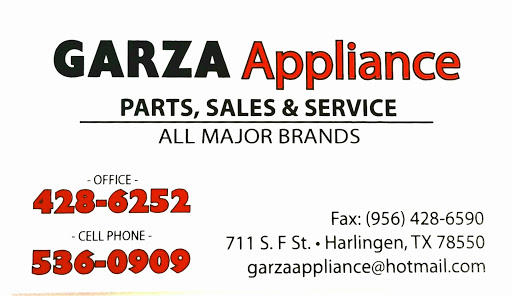 Appliance Repair Service «Garza Appliance Services», reviews and photos, 711 S F St, Harlingen, TX 78550, USA