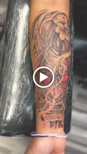 Explore stomach tattoo ideas for men, creative tattoo ideas in Minneapolis, available at Ink Addictionz Tattoo