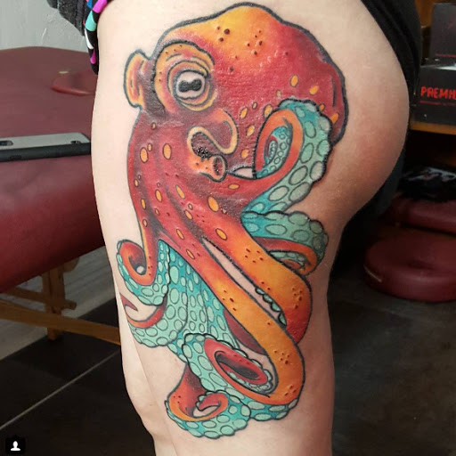 Explore cartoon character tattoo ideas, creative tattoo ideas in Sioux City, available at Addictive Tattoo-Piercing