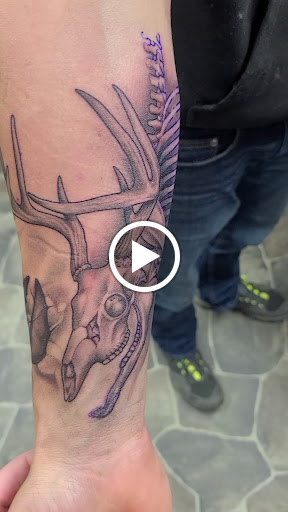 Explore otter tattoo ideas, creative tattoo ideas in Stetsonville, available at Solace Ink Company LLC