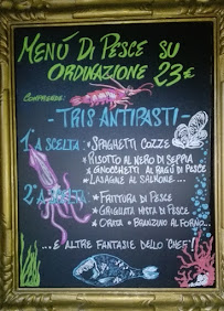 Trattoria Alpina à Turin carte